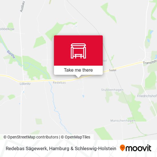Redebas Sägewerk map