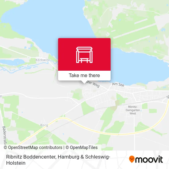 Ribnitz Boddencenter map