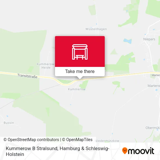 Карта Kummerow B Stralsund