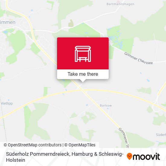 Süderholz Pommerndreieck map