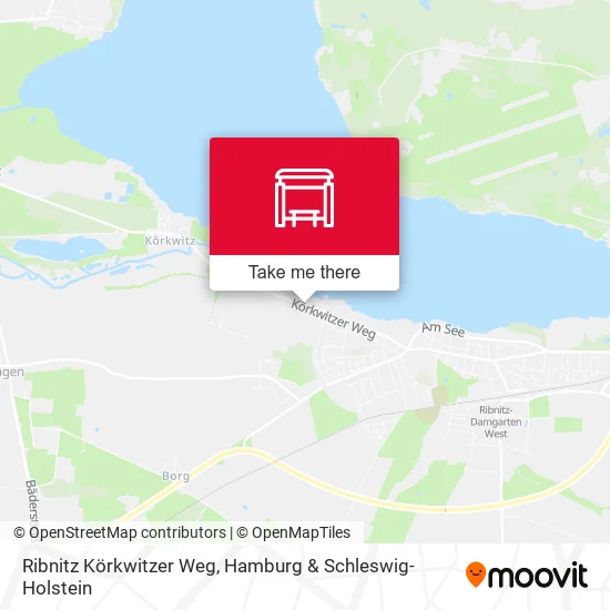Карта Ribnitz Körkwitzer Weg