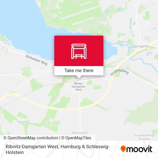 Ribnitz-Damgarten West map