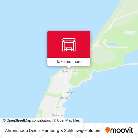 Карта Ahrenshoop Deich