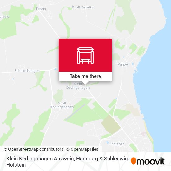 Klein Kedingshagen Abzweig map