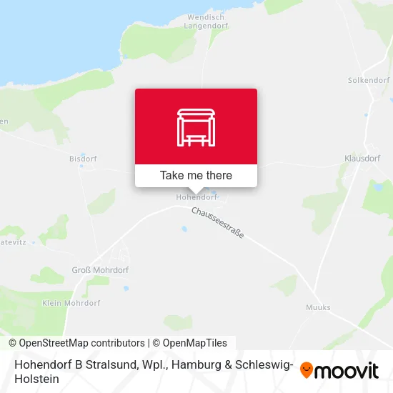Карта Hohendorf B Stralsund, Wpl.