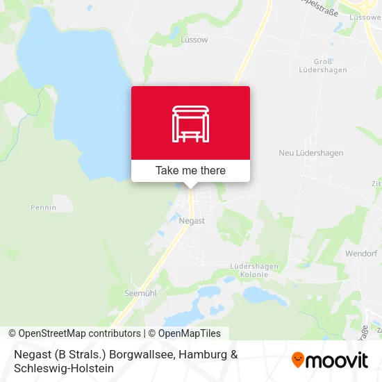 Карта Negast (B Strals.) Borgwallsee