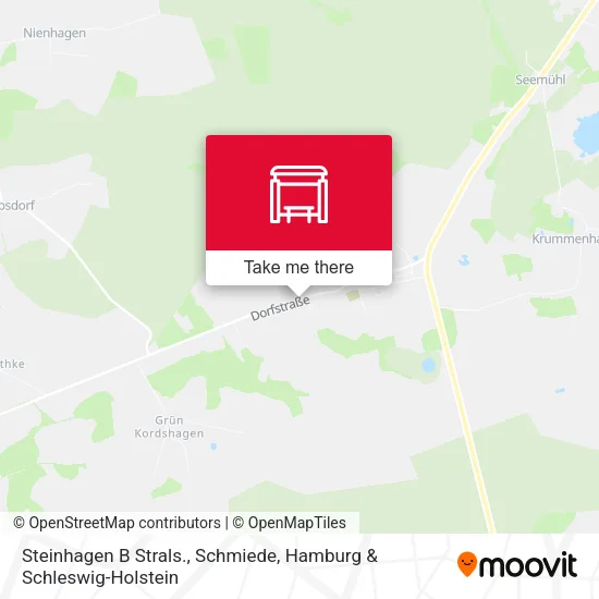 Карта Steinhagen B Strals., Schmiede