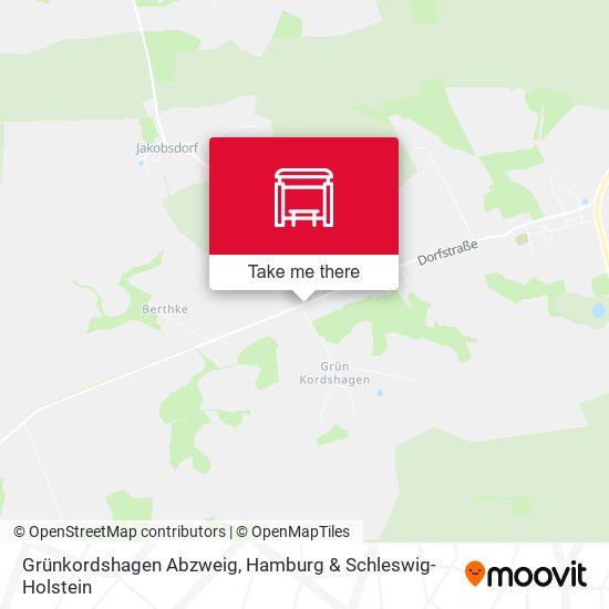 Grünkordshagen Abzweig map