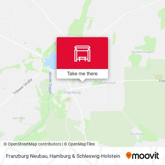 Franzburg Neubau map