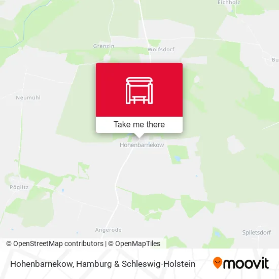 Карта Hohenbarnekow