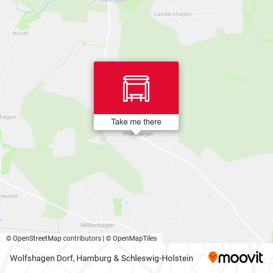 Wolfshagen Dorf map