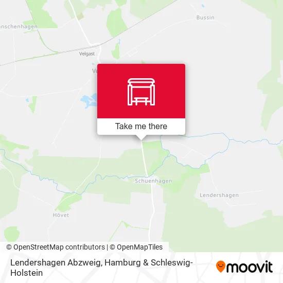 Карта Lendershagen Abzweig
