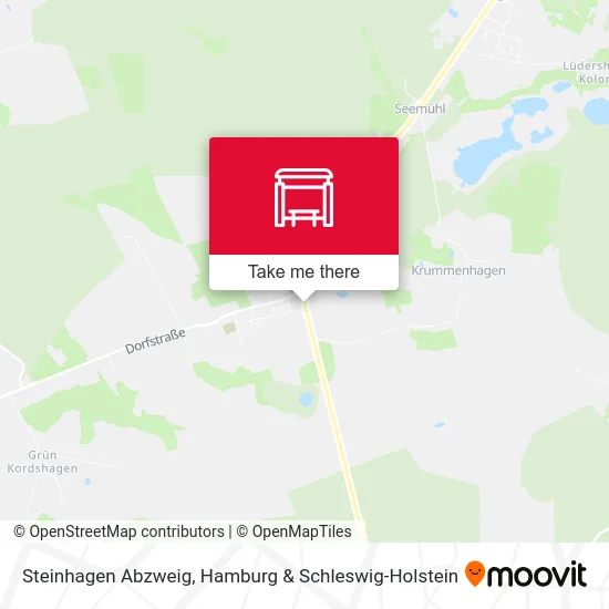 Карта Steinhagen Abzweig