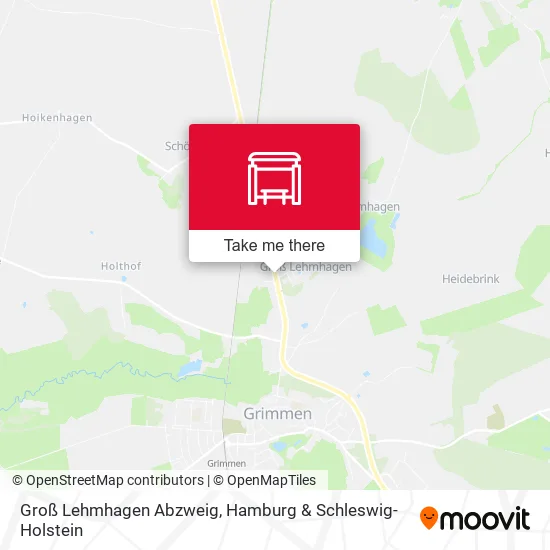 Карта Groß Lehmhagen Abzweig