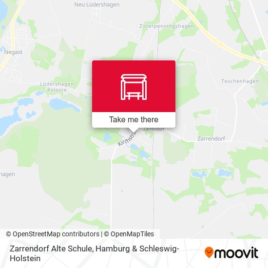 Zarrendorf Alte Schule map