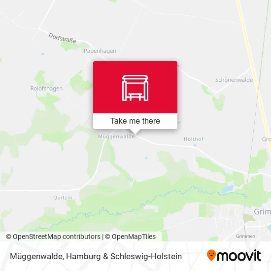 Карта Müggenwalde