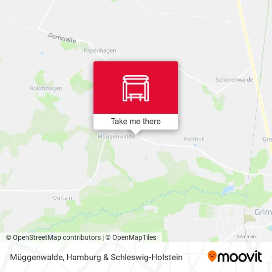 Карта Müggenwalde