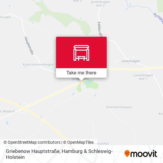 Griebenow Hauptstraße map