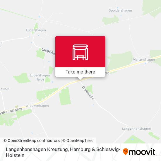 Langenhanshagen Kreuzung map