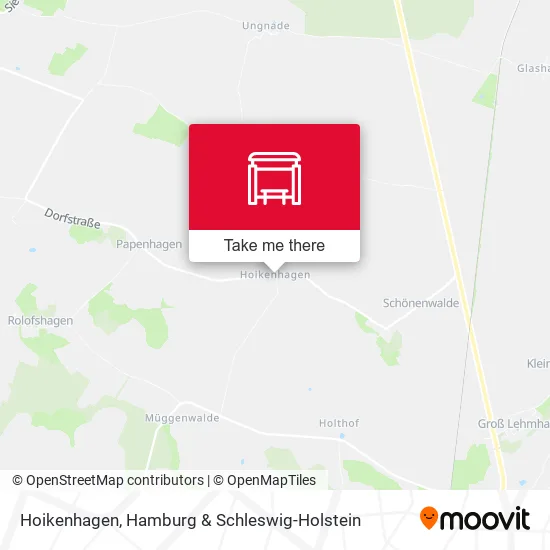 Карта Hoikenhagen