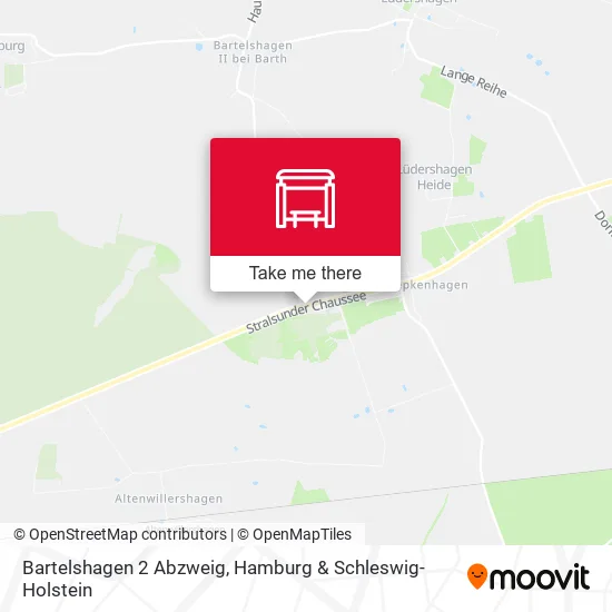 Карта Bartelshagen 2 Abzweig