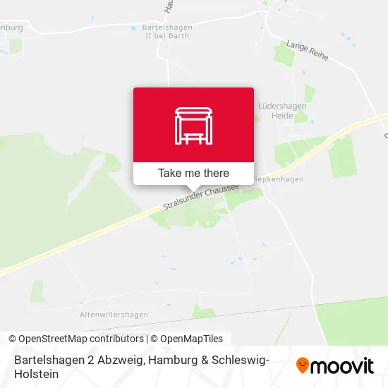 Карта Bartelshagen 2 Abzweig