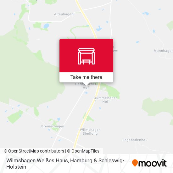 Wilmshagen Weißes Haus map