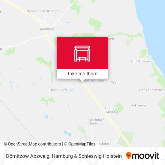 Dömitzow Abzweig map