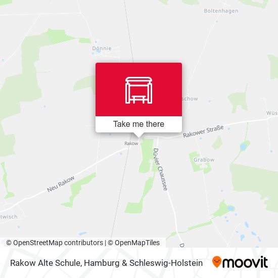 Rakow Alte Schule map