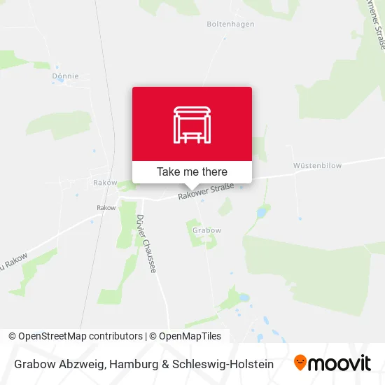 Карта Grabow Abzweig