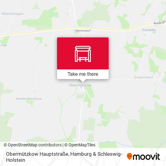 Obermützkow Hauptstraße map