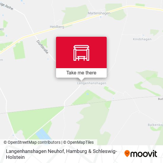 Langenhanshagen Neuhof map