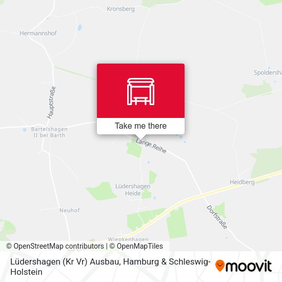 Lüdershagen (Kr Vr) Ausbau map