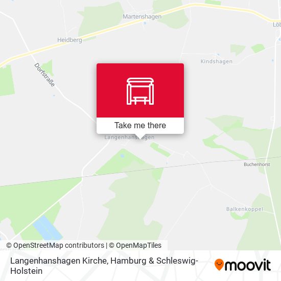 Langenhanshagen Kirche map