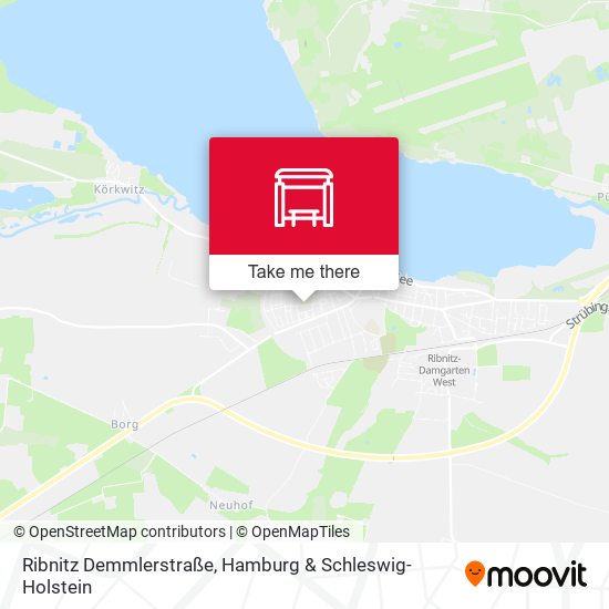 Ribnitz Demmlerstraße map