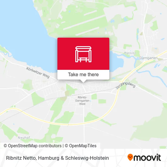 Карта Ribnitz Netto