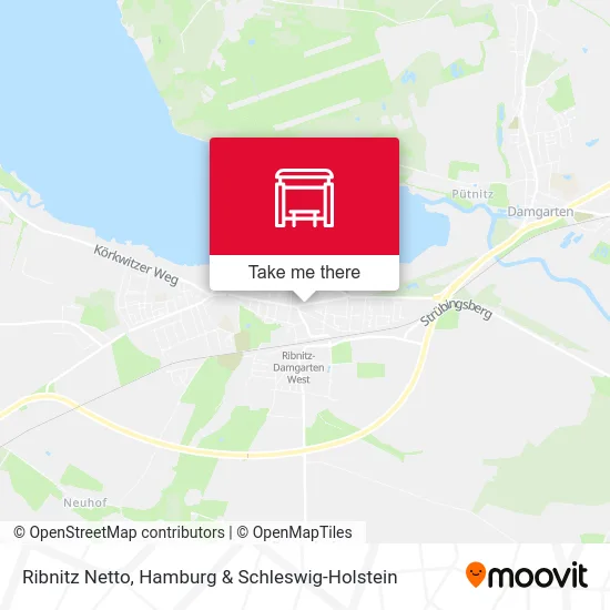 Карта Ribnitz Netto