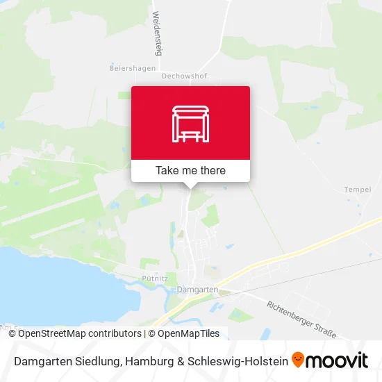 Карта Damgarten Siedlung