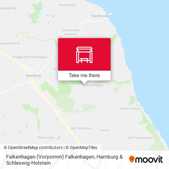 Карта Falkenhagen (Vorpomm) Falkenhagen