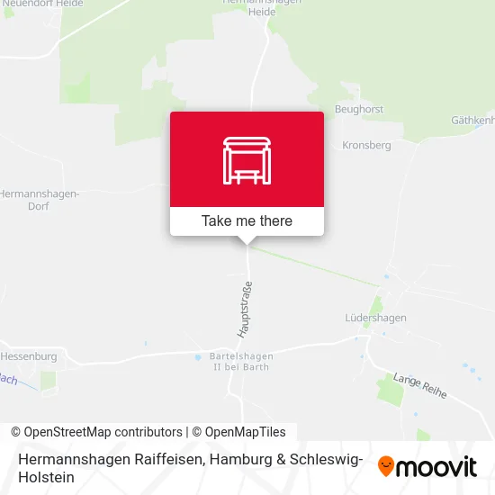 Карта Hermannshagen Raiffeisen