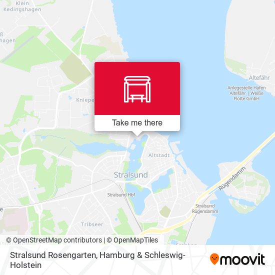 Stralsund Rosengarten map