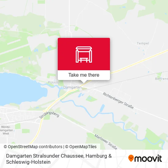 Карта Damgarten Stralsunder Chaussee