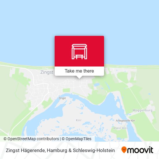 Zingst Hägerende map