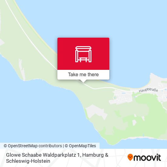 Glowe Schaabe Waldparkplatz 1 map
