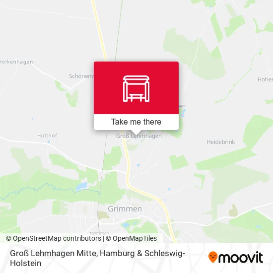 Карта Groß Lehmhagen Mitte