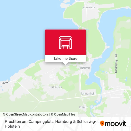 Карта Pruchten am Campingplatz