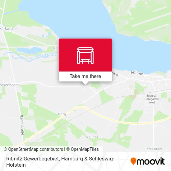 Ribnitz Gewerbegebiet map