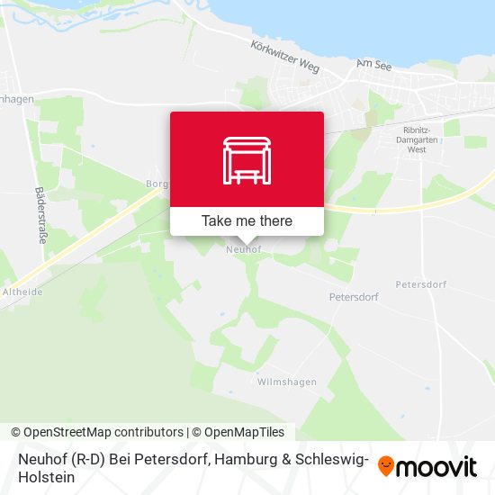 Neuhof (R-D) Bei Petersdorf map