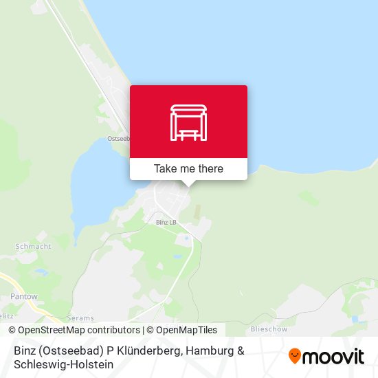 Binz (Ostseebad) P Klünderberg map
