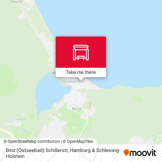 Карта Binz (Ostseebad) Schillerstr